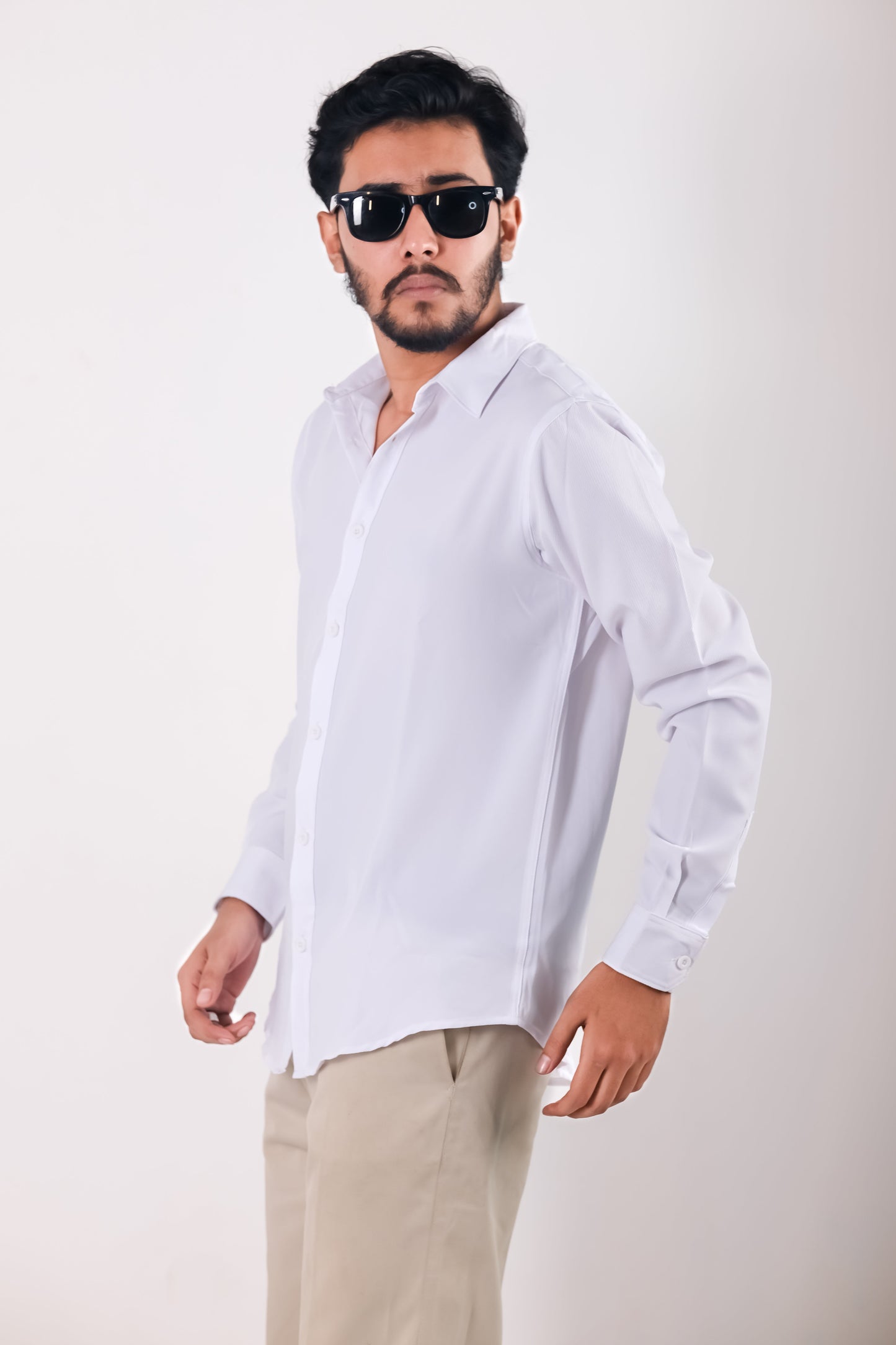 Cherry Cotton Shirt – White