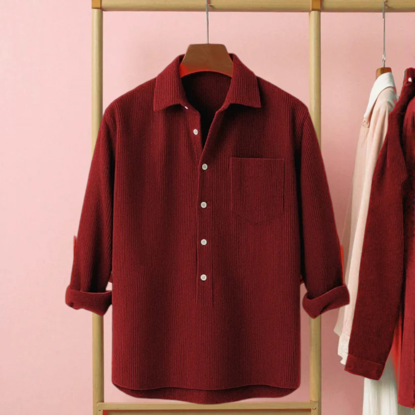 Luxury Full Sleeve Cord Katua -Marron