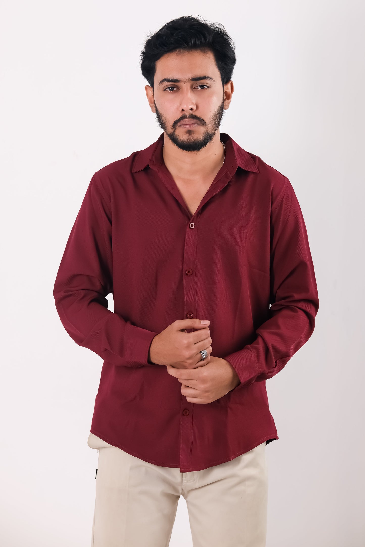 Cherry Cotton Shirt – Marron
