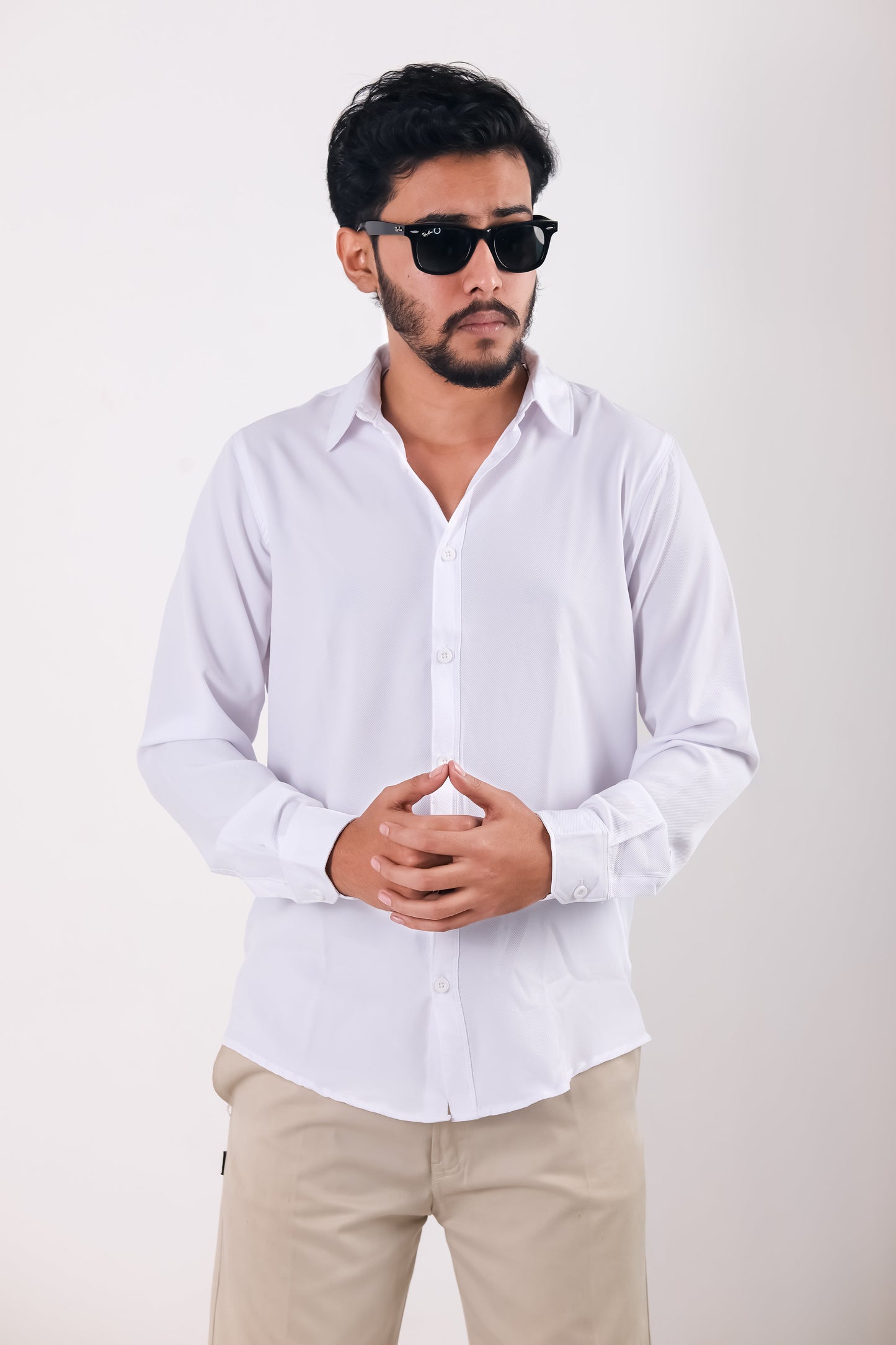 Cherry Cotton Shirt – White