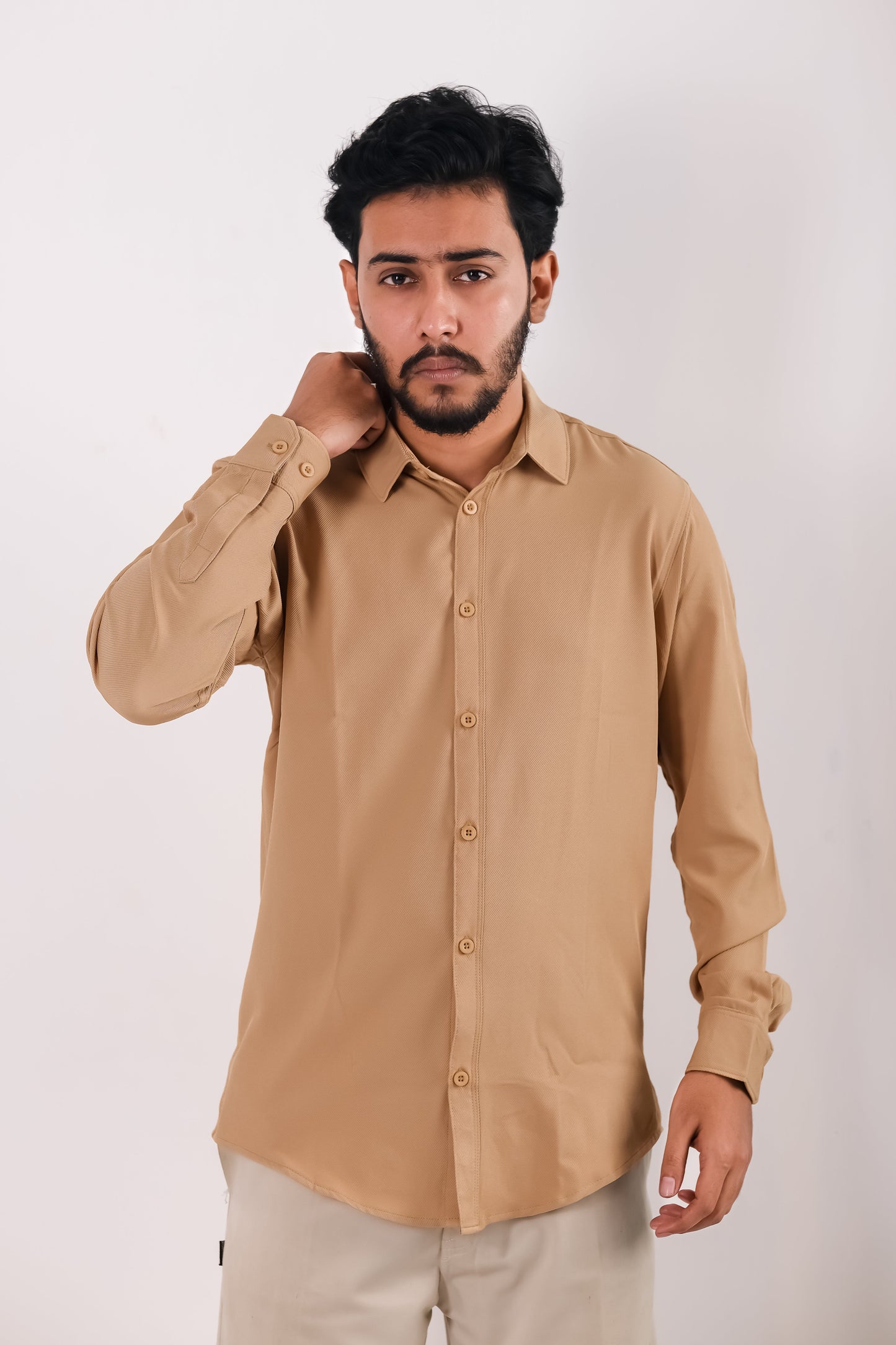 Cherry Cotton Shirt – Khaki
