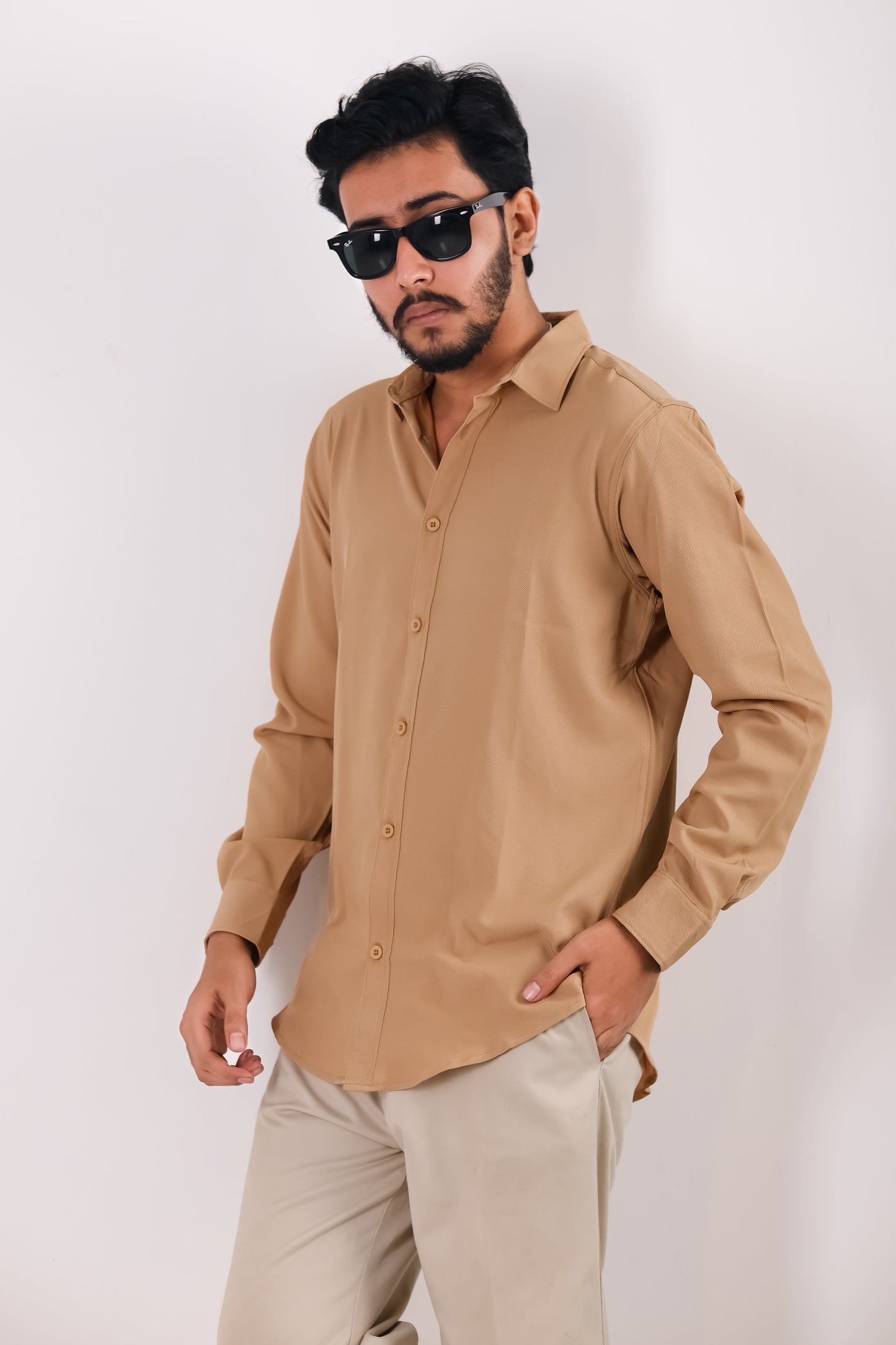 Cherry Cotton Shirt – Khaki