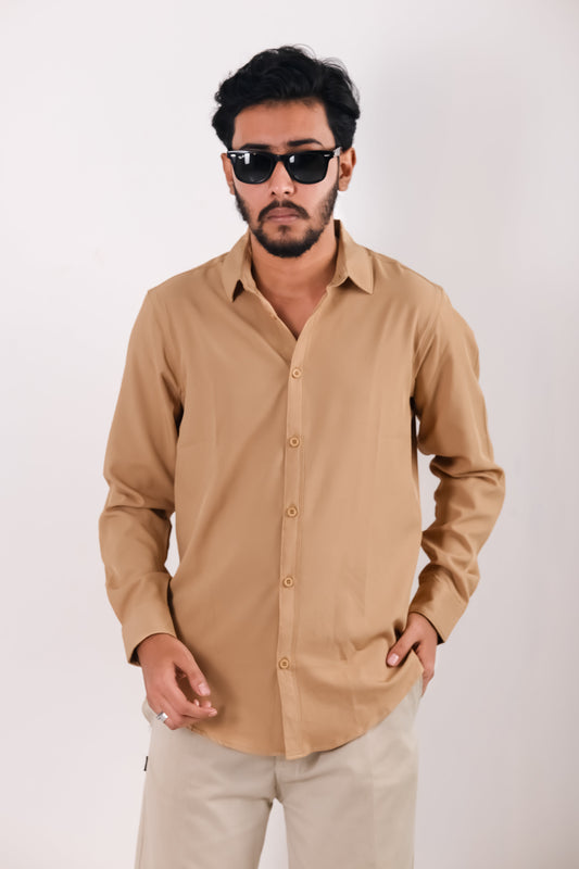Cherry Cotton Shirt – Khaki