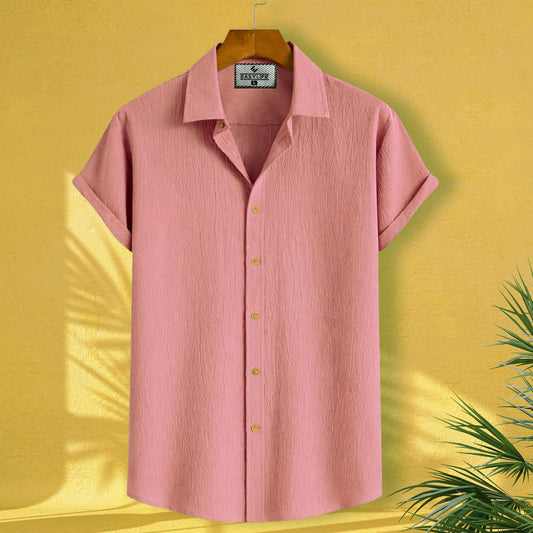 Zafran Half Sleeve Casual Shirt - Onion