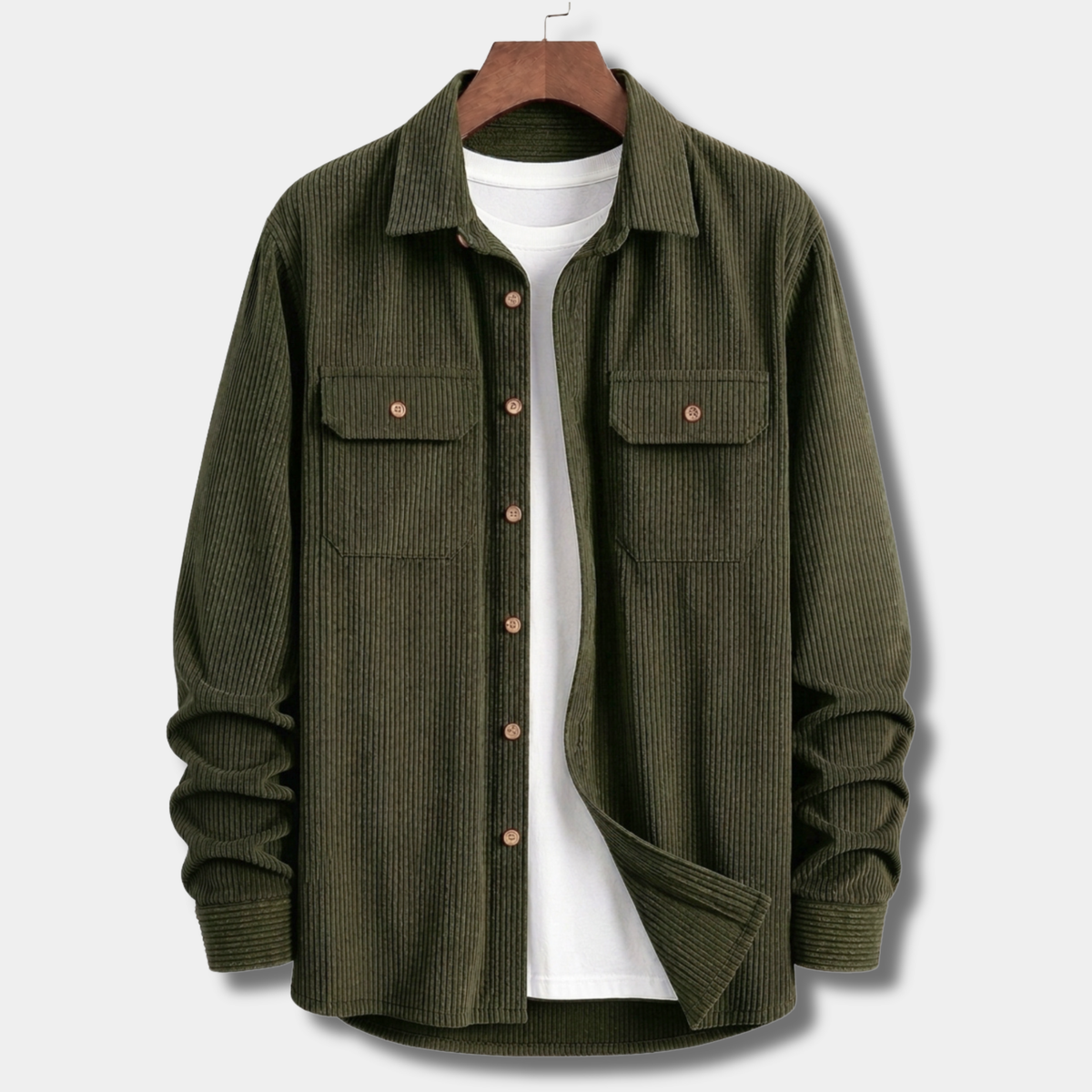 Urban Cord Shirt / Jacket - Olive