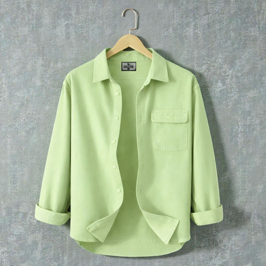 Single Pocket Casual Shirt - Lemon