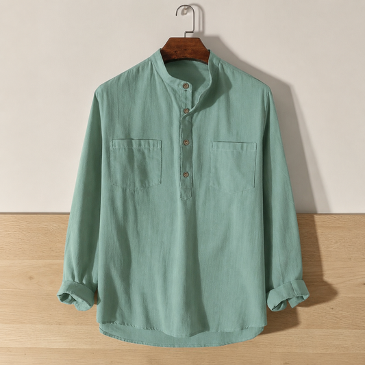 Two Pocket Full Sleeve Katua - Sea Green