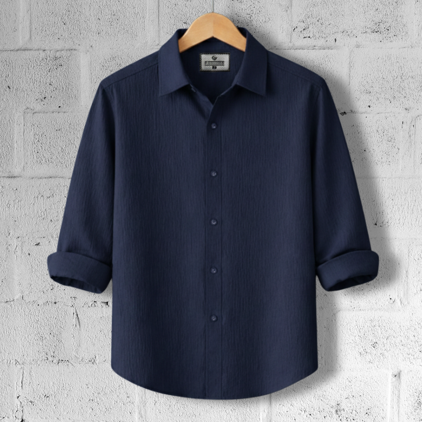 Zafran Full Sleeve Casual Shirt - Navy