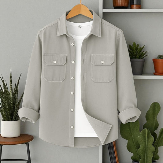 Tow Pocket Surma Ash Color Shirt