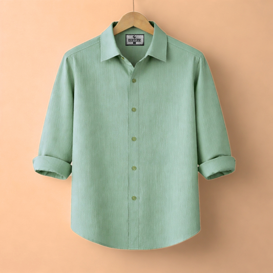 Zafran Full Sleeve Casual Shirt - Lemon